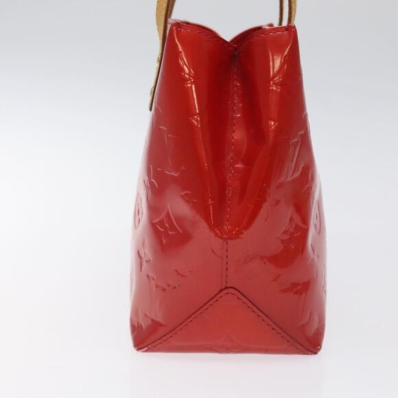 LOUIS VUITTON Monogram Vernis Reade PM Hand Bag Red Rouge M91088 - Picture 5 of 12